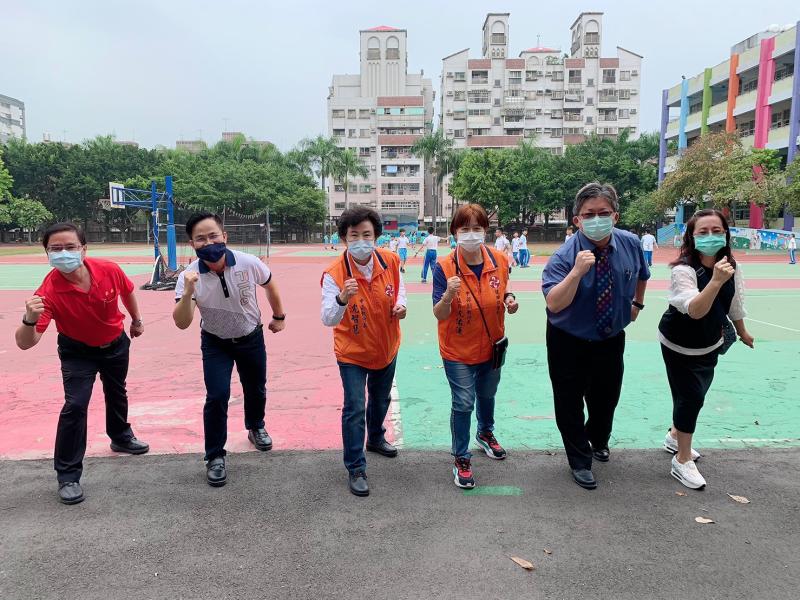 ▲前立委沈智慧爭取的松竹國小綜合球場興建案,暑假即將動工,師生欣喜不已。(圖/松竹國小提供)