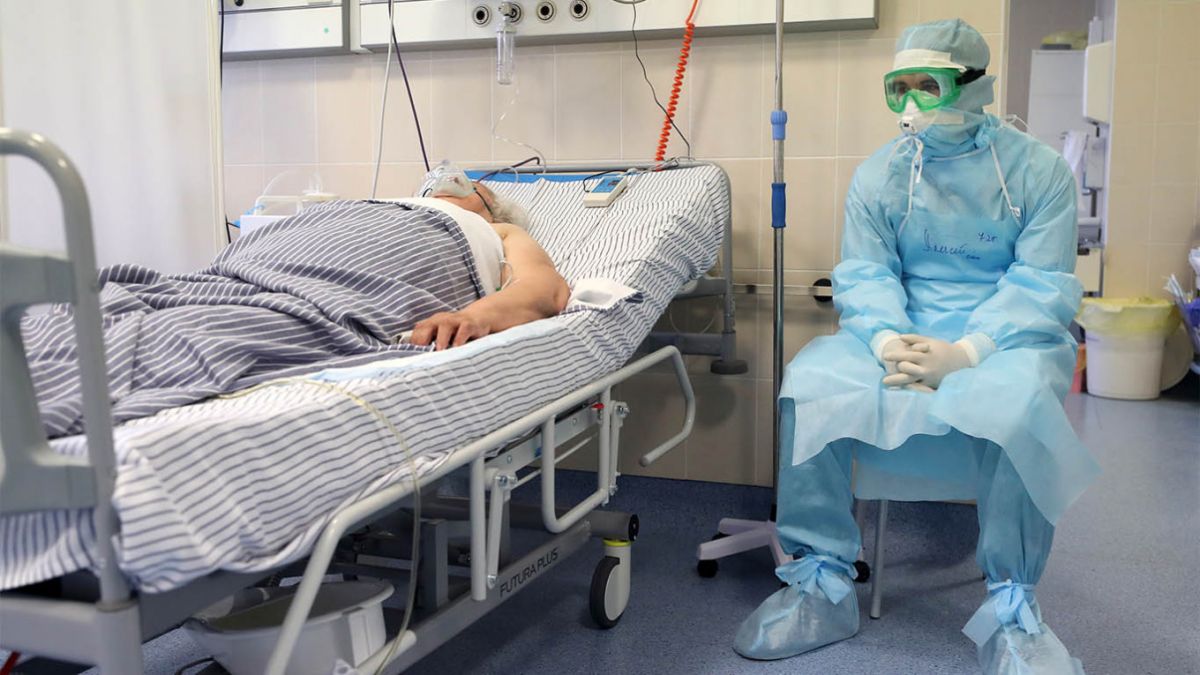 ▲俄羅斯躍升新冠肺炎第二大疫區（圖／翻攝自Yegor Aleyev / TASS／《俄羅斯時報》）