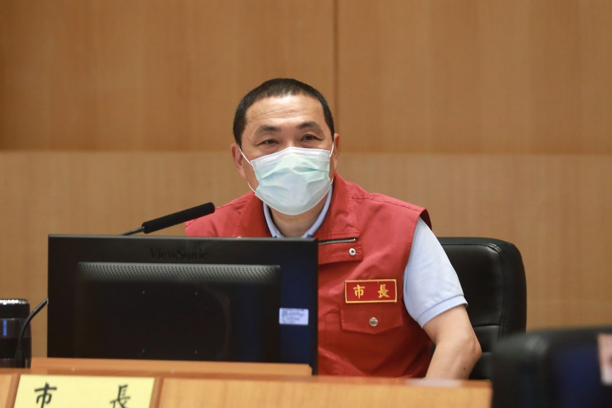 ▲侯友宜表示，「本是同根生」下一句是「希望結果同達成」，中央與市府將共同合作，把事情做好。（圖／記者宋原彰攝，2020.05.13）