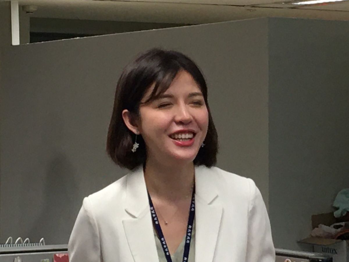 ▲前壹電視新聞台記者戴湘儀13日起，轉任新北市新聞局機要秘書，並擔任副發言人一職。（圖／記者陳志仁攝，2020.05.13）