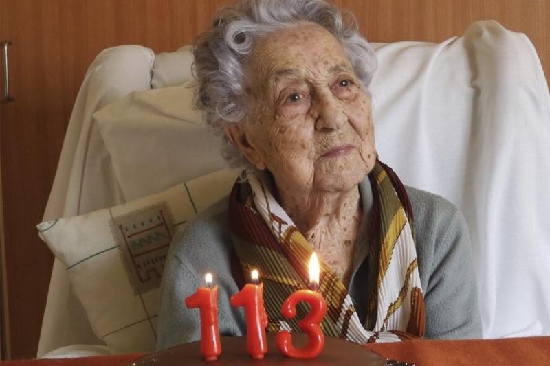 ▲西班牙113歲人瑞，奶奶布蘭尼亞斯（Maria Branyas）。（圖／翻攝@MariaBranyas112推特）