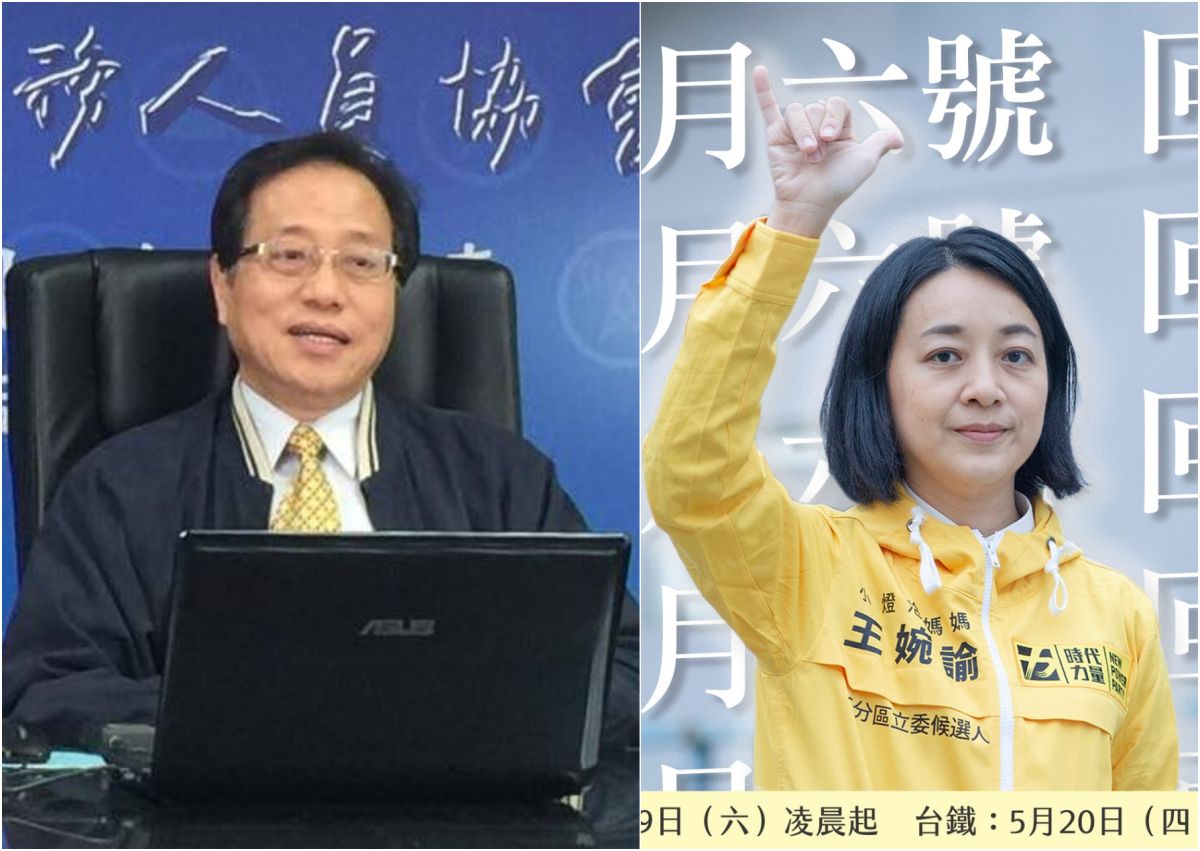 ▲李來希臉書發文「小燈泡的頭顱已被她媽媽踢到高雄」，批評王婉諭表態罷韓。（圖／翻攝自李來希、王婉諭臉書）