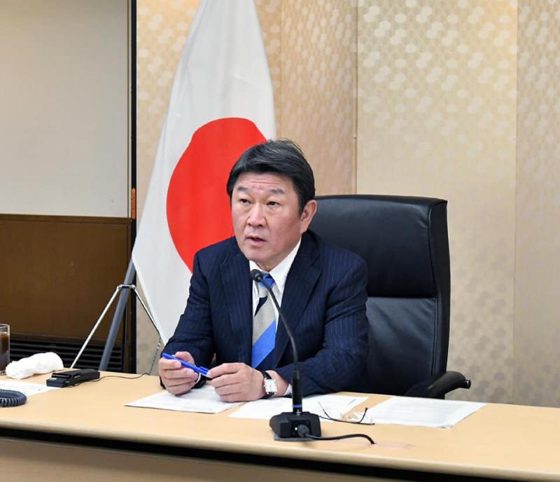 ▲日本外務大臣茂木敏充。(圖/翻攝茂木敏充臉書)