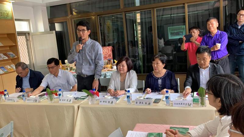 ▲立委劉建國說明農委會已確定補助整建經費250萬,待疫情過後能有效提振觀光產業。(圖/記者蘇榮泉攝,2020.05.14)