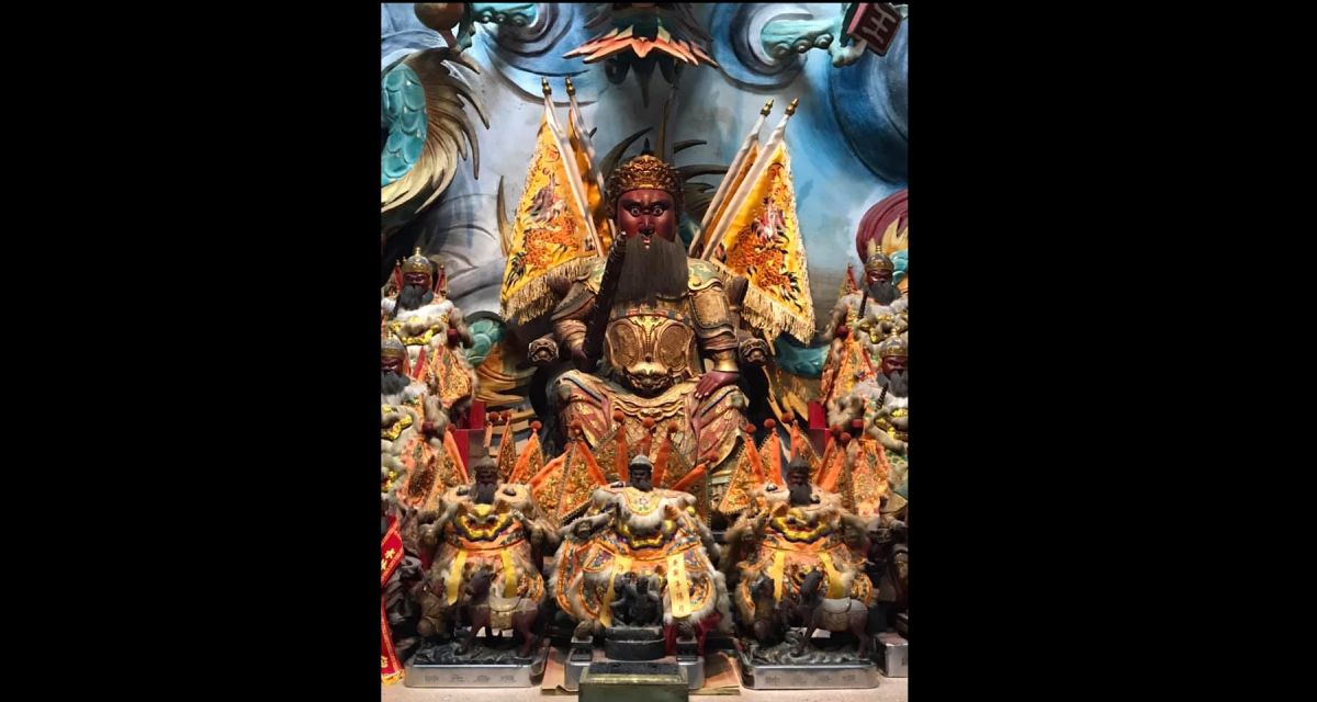 水林龍寶殿主祀項羽。（圖／翻攝自水林龍寶殿臉書專頁）