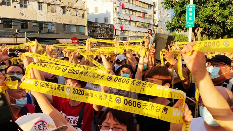 ▲罷韓團體。(圖/記者郭俊暉攝,2020.05.16)