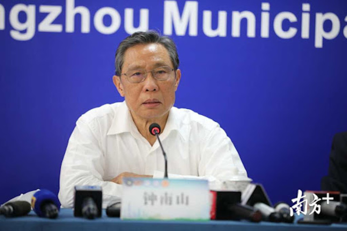 ▲中國大陸工程院院士鍾南山。（圖／翻攝自《新華日報》）