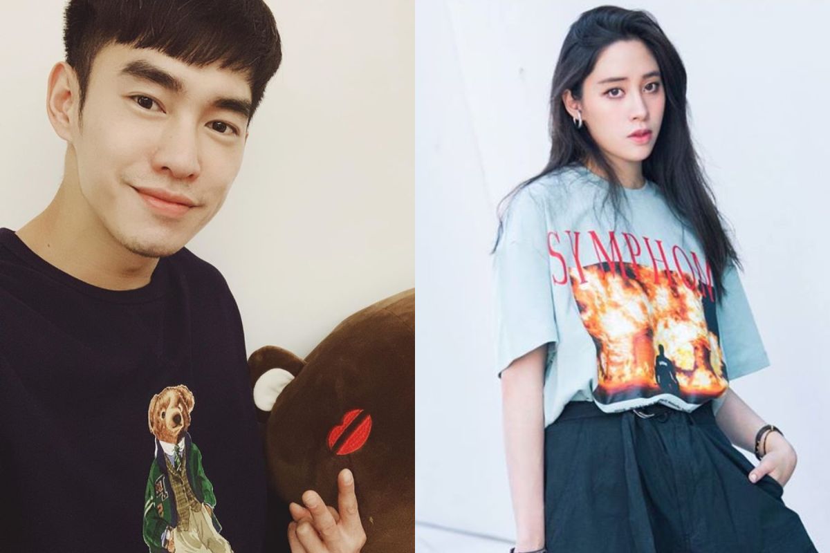 ▲張書豪（左）、歐陽妮妮始終不認愛。（圖 / 翻攝IG）