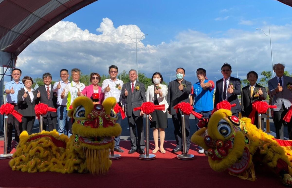 ▲雲林科技工業區聯外道路今日通車，於下午隆重舉行剪綵典禮。（圖／記者蘇榮泉攝，2020.05.17）