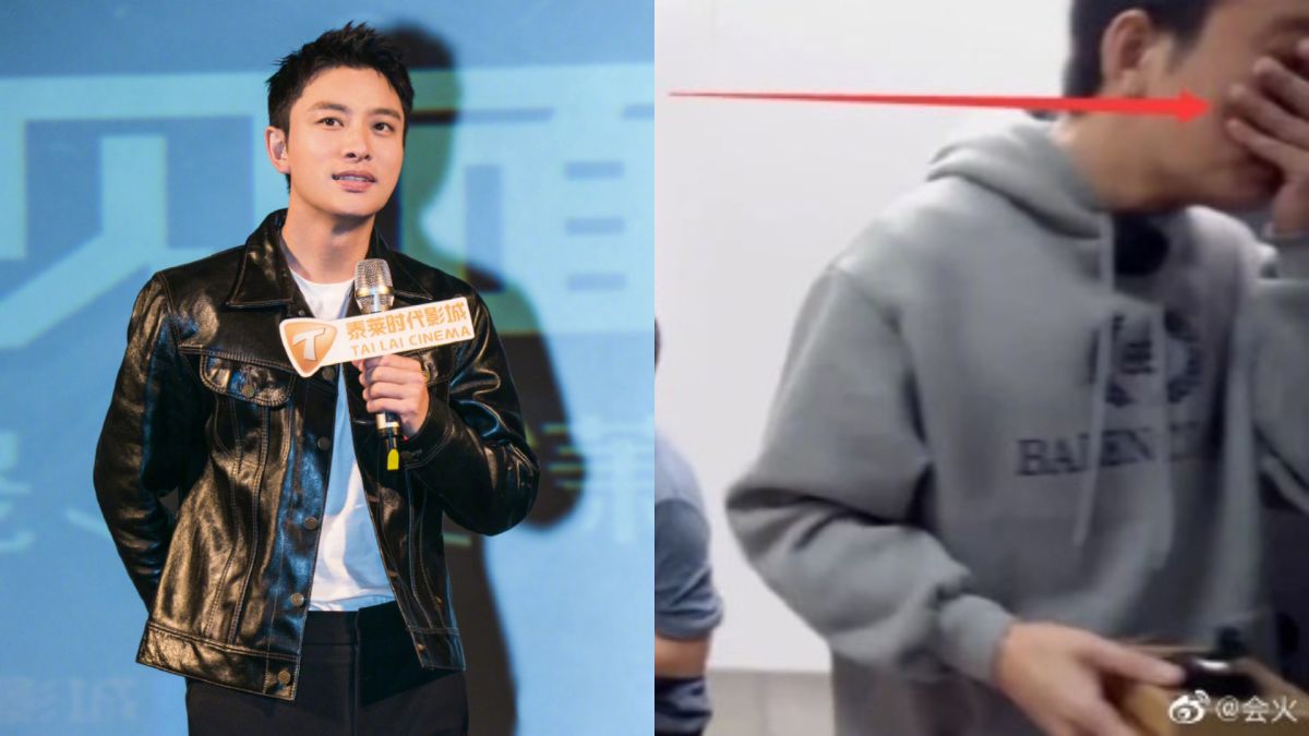 ▲賈乃亮深陷綠帽疑雲2年，近日錄節目見素人來賓求婚，一度哭到掩面拭淚。（圖／賈乃亮、會火微博）