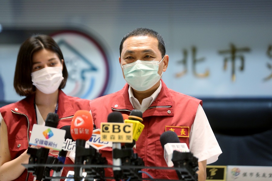 ▲侯友宜強調，地方基層每天工作的沉重他一定力挺，因此更需要中央的支持。（圖／記者宋原彰攝，2020.05.18）