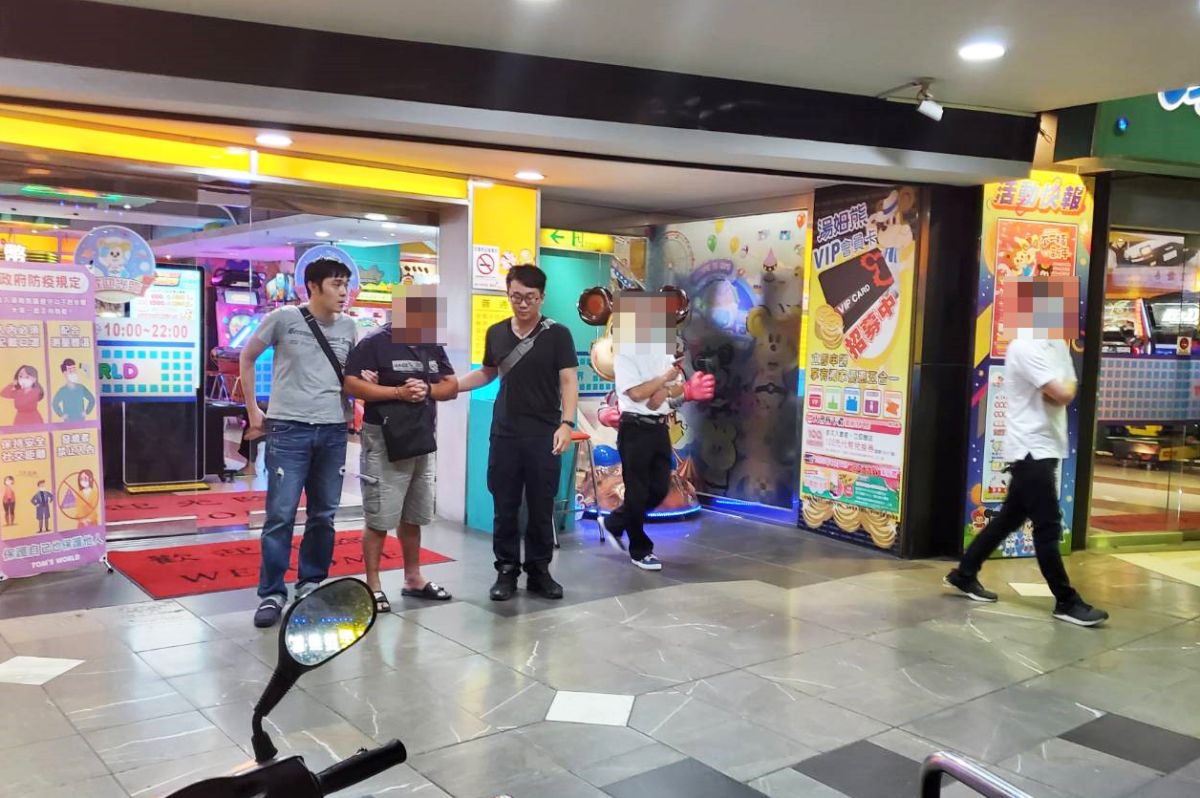 ▲在中壢賣場擄走3歲男童的陳姓男子，昨晚在新竹市落網。（圖／中壢分局提供）