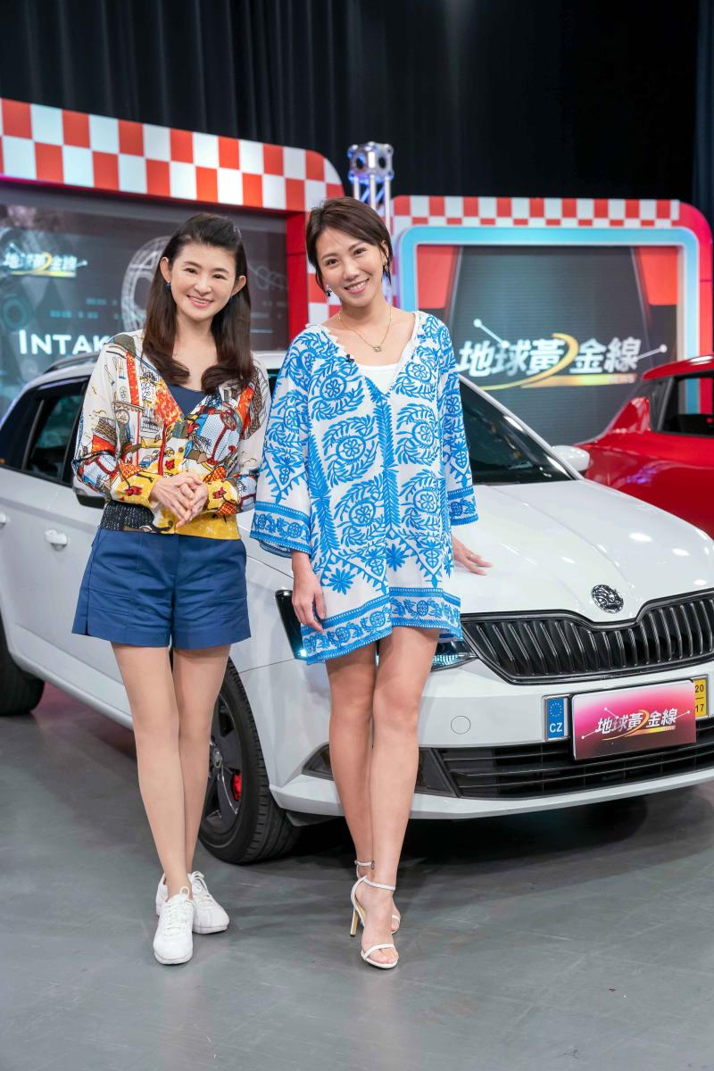 ▲蘇宗怡（左）和周宜霈都喜歡車子。（圖／TVBS）