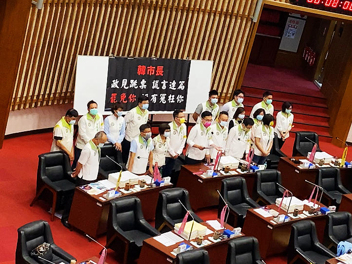 綠營議員痛批韓國瑜　要支持者別投票是「最壞的示範」
