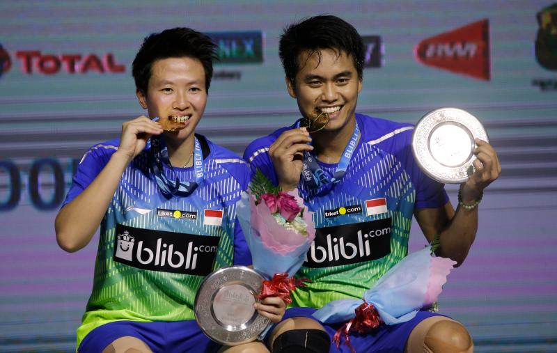 羽球／傳奇落幕　印尼混雙奧運金牌名將宣布退役
