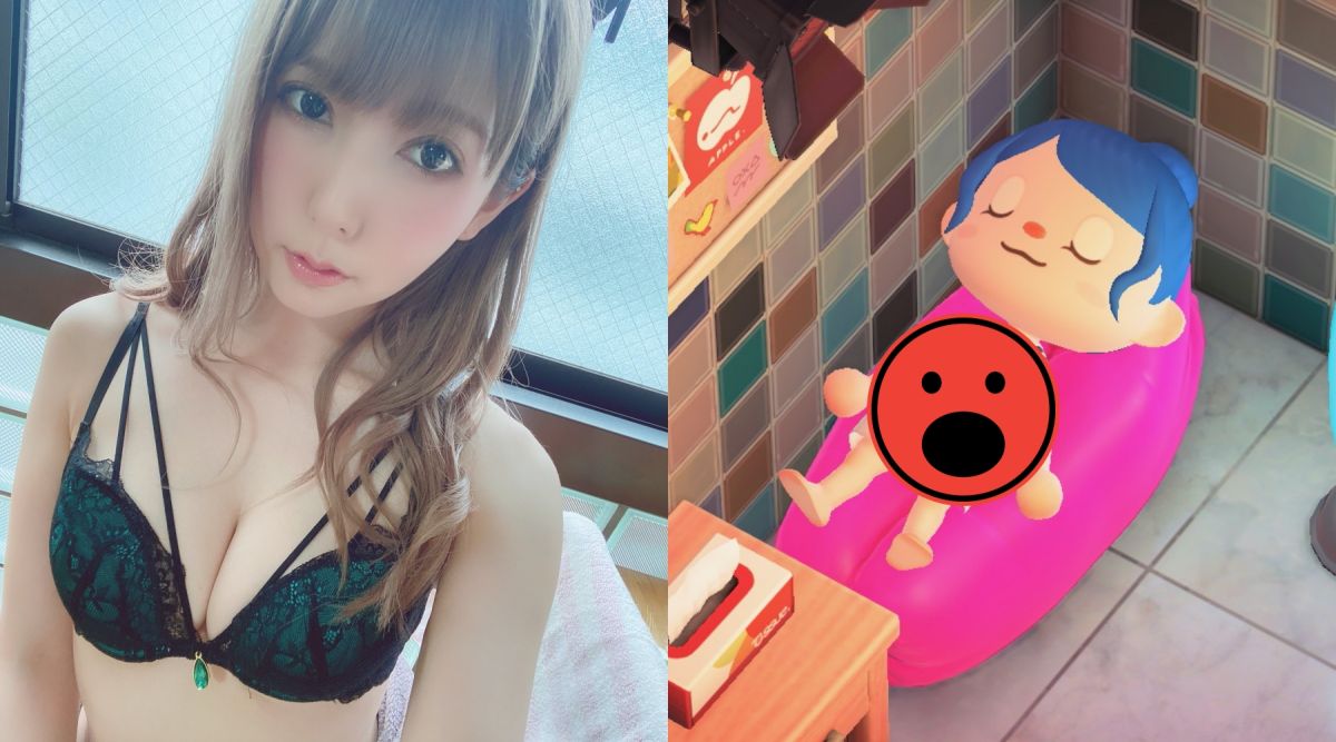 ▲波多野結衣在《動物森友會》中設計AV片場。（圖／Twitter）