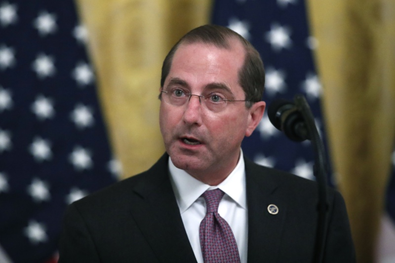 ▲美國衛生部長艾薩。資料照。（圖／美聯社／達志影像）