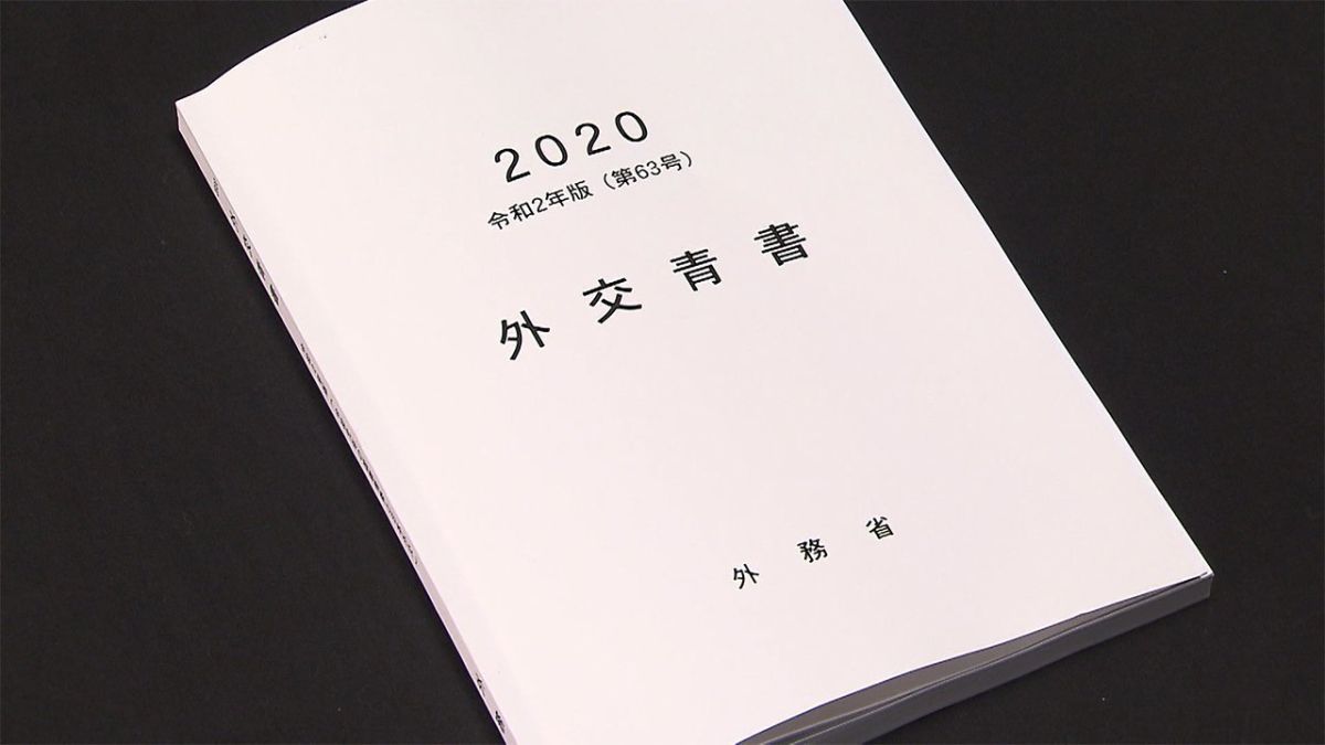 ▲日本2020外交青書。（圖／翻攝自 FNN 富士新聞網）