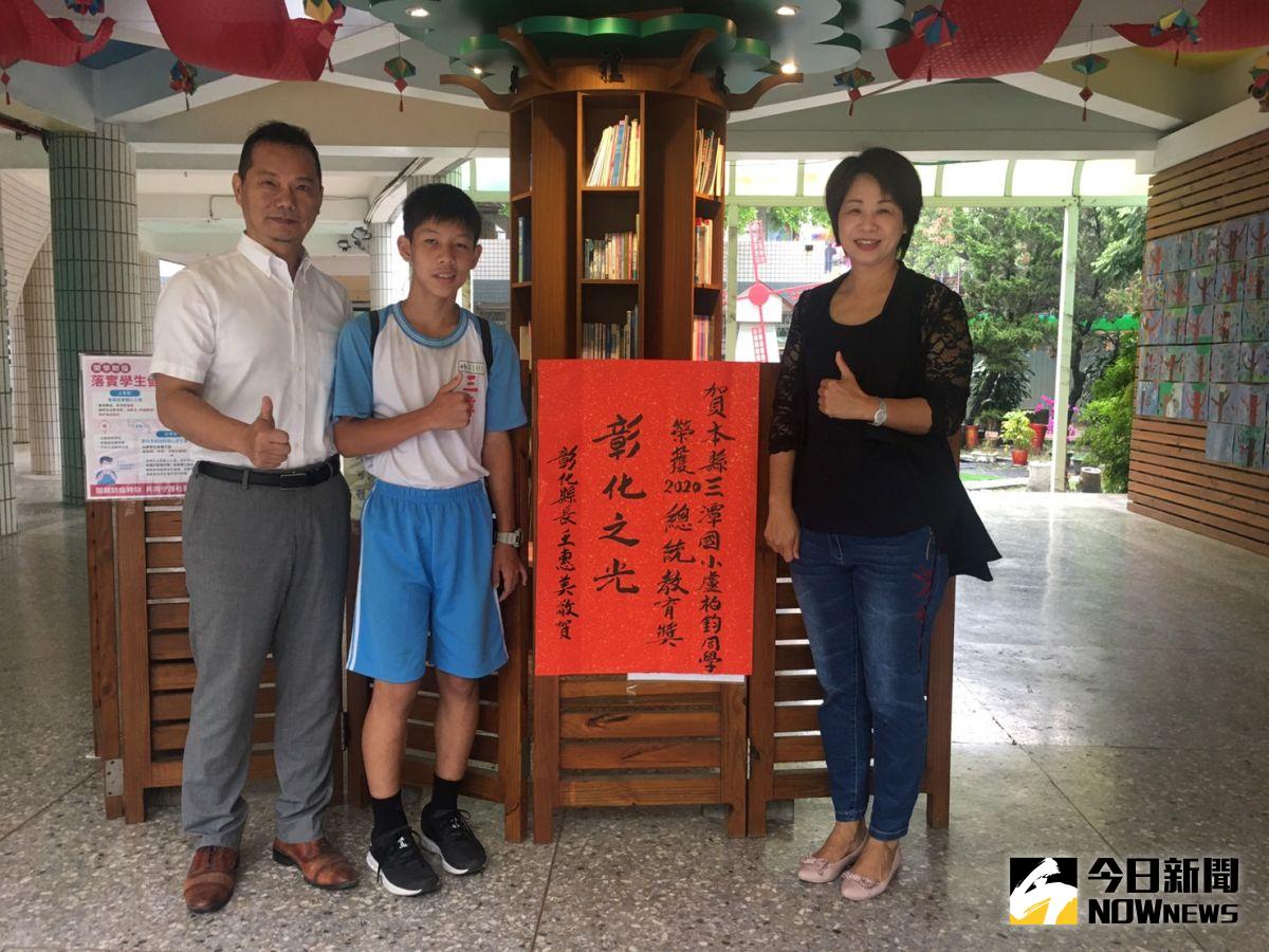 ▲有先天性聽力障礙，盧柏鈞仍克服種種障礙，在運動競技上發光發熱，永不放棄的精神讓他榮獲今年總統教育獎殊榮。（圖／記者陳雅芳攝，2020.05.20）