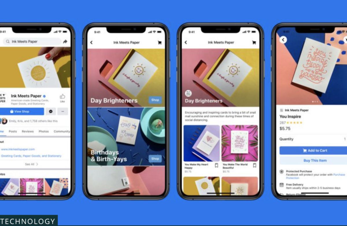 ▲臉書商店未來可能將於台灣正式上線。臉書商店週二於英國、愛爾蘭的IG、臉書上線。（圖｜翻攝自臉書）
