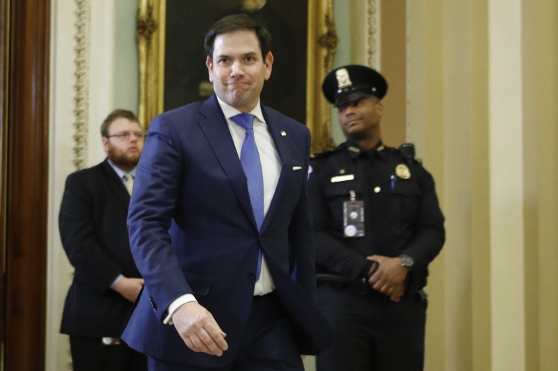 ▲美國友台參議員盧比歐（Marco Rubio）與民主黨參議員默克利（Jeff Merkley）等人重新提出「台灣關係強化法案」（Taiwan Relations Reinforcement Act），盼在外交、經濟、軍事及文化教育等多領域提升美台關係，讓美國對台政策更能反映現實與自身價值。資料照。（圖／美聯社／達志影像）