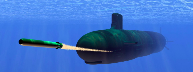 ▲美國宣佈售台18枚MK 48重型魚雷。（圖／洛克希德馬丁lockheedmartin）