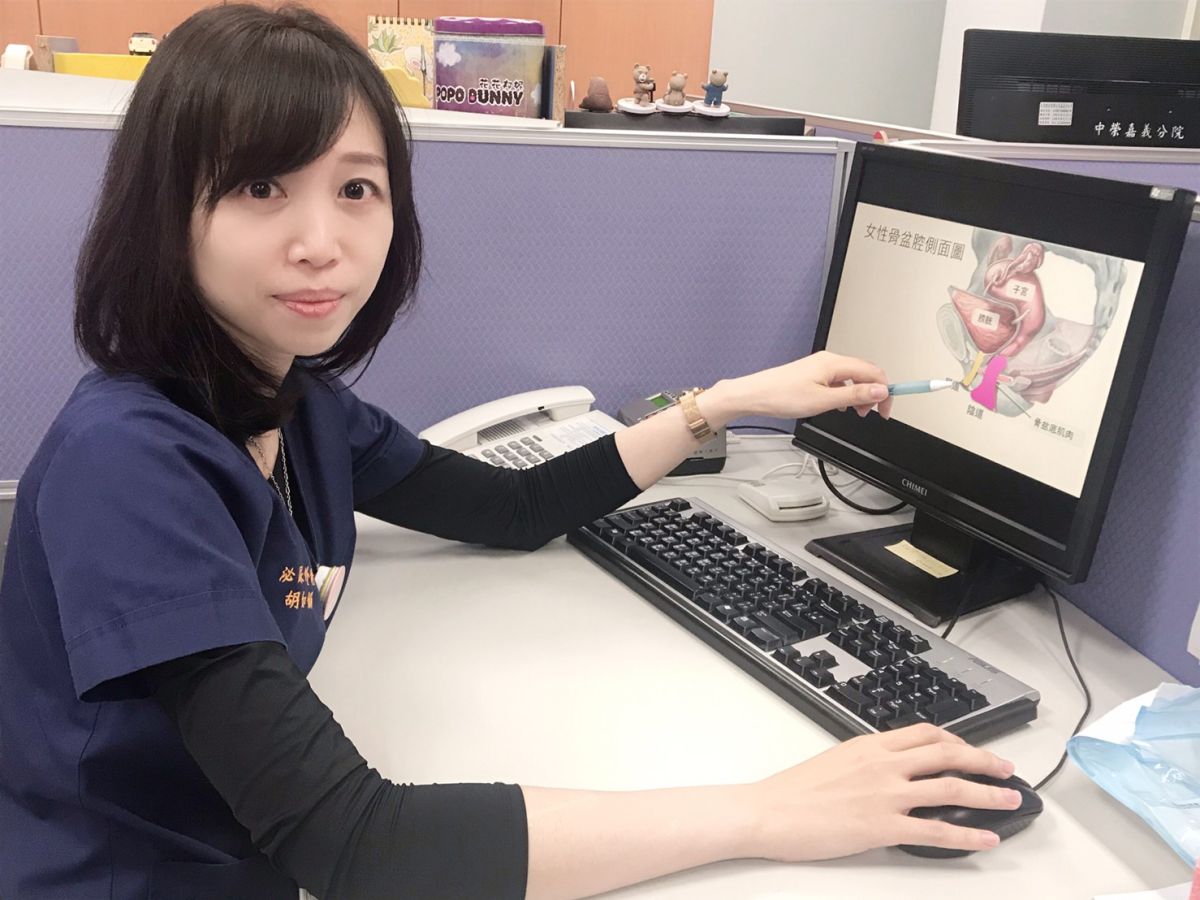 ▲泌尿外科胡如娟醫師說明尿失禁種類。（圖／台中榮總嘉義分院提供）
