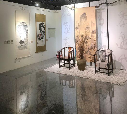 ▲「筆痕墨跡—史博館館藏名家書畫展」展出近代名家書畫作品60幅。(圖/記者葉靜美攝,2020.05.21)