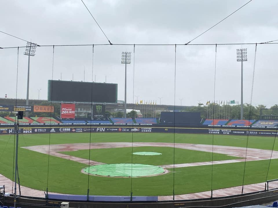 ▲台中洲際球場延賽。（圖／中職提供）