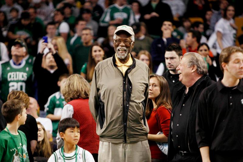 NBA傳奇球星Bill Russell(圖/美聯社/達志影像)