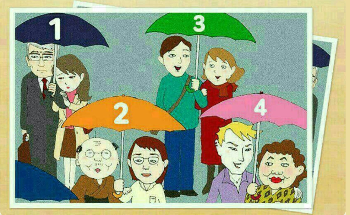 ▲韓國爆紅心理測驗！圖中哪對情侶是不倫戀？揭你內在性格。（圖／翻攝自《香港01》）