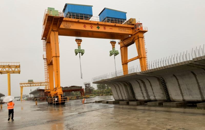 金門大橋預鑄節塊已完219塊　預計6月將開始吊裝
