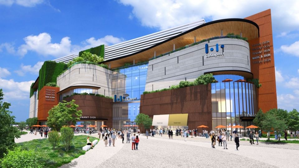 ▲三井東區LALAPORT購物商場模擬圖(圖／經發局提供2020.5.24)