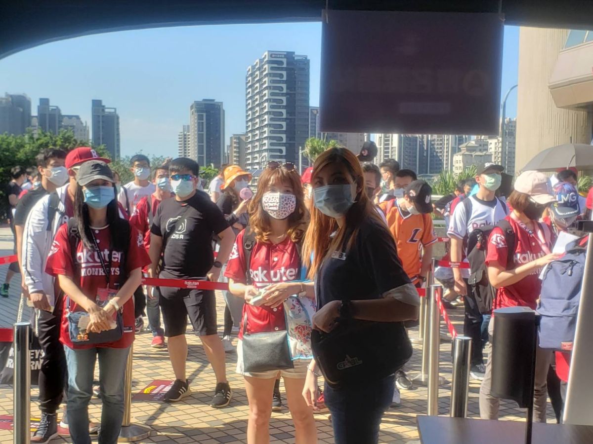 ▲樂天桃猿隊開放球迷主場首戰。（圖／吳政紘攝）