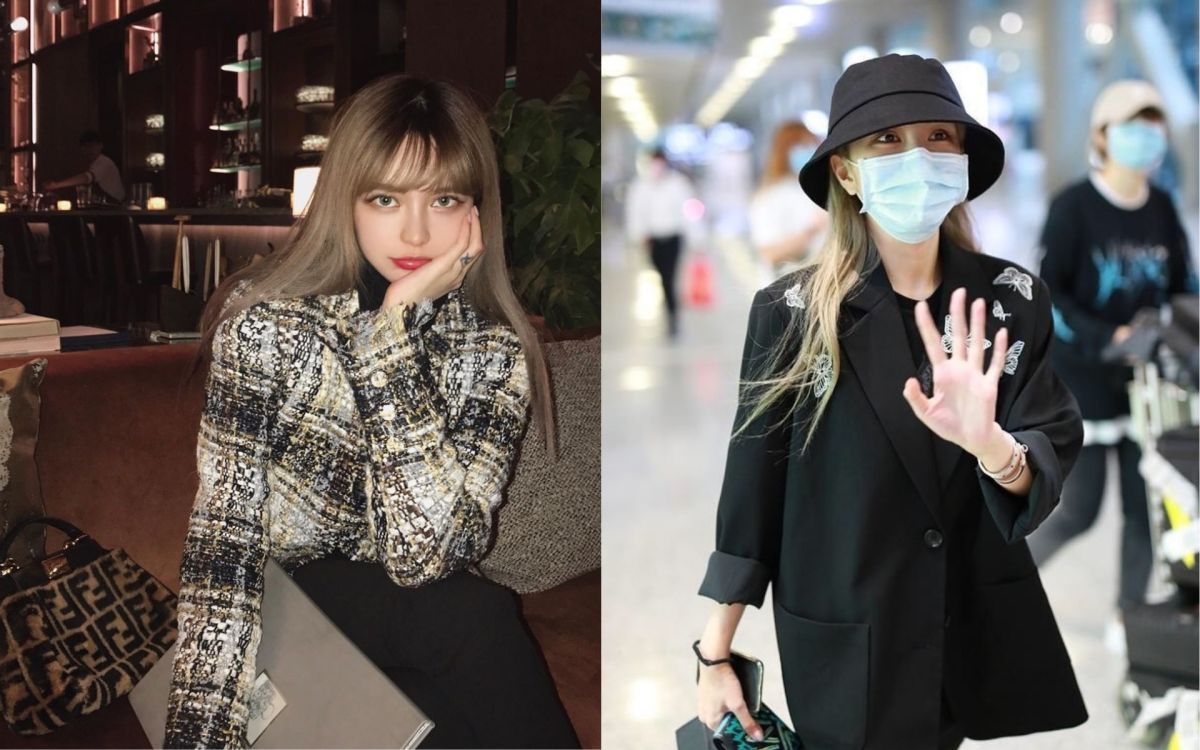 ▲周揚青現身上海機場。（圖／娛樂圈-麻辣燙微博、周揚青IG） 