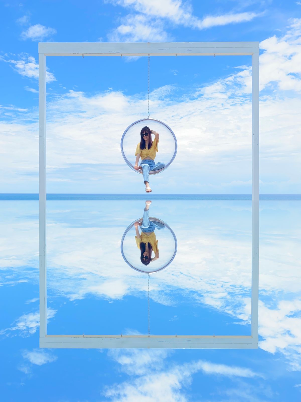 ▲距向日廣場騎車約15分鐘距離，大家來到連在地人都不知道的海邊秘境，同時這也是旅程的重頭戲。