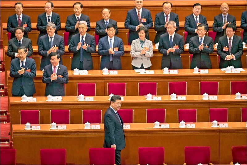 ▲中國大陸人大會上提出「港版國安法」。(圖/翻攝自《新華社》)