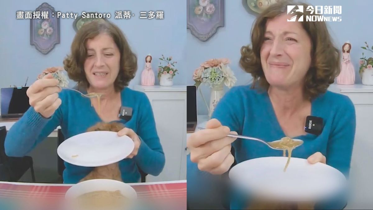 ▲ 居台20多年的烏拉圭漂亮媽咪派蒂，仍有許多不敢嘗試的台灣美食料理。（圖／Patty Santoro 派蒂·三多羅 授權）