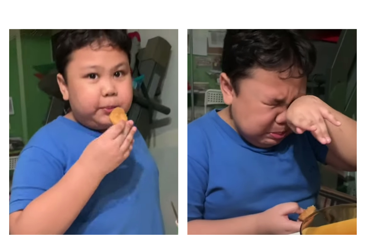 ▲新加坡男孩「疫情解封吃麥當勞」，下秒崩潰真相曝光。（圖／翻攝自影片）