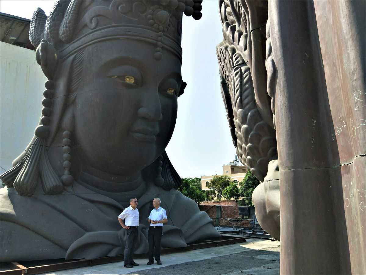 ▲賴峰偉表示，大倉媽祖信仰園區興建與否將由政風處辦理民調決定，如果大家同意設在大倉就接續進行，如果民調反對就蓋在馬公的重光開發區。（圖／澎湖縣政府提供）
