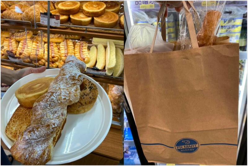 ▲一名網友逛完台中市的一家全聯，在臉書社團分享全聯麵包櫃的畫面，並大讚是「百貨公司等級」。（圖／翻攝自臉書社團《我愛全聯-好物老實說》）