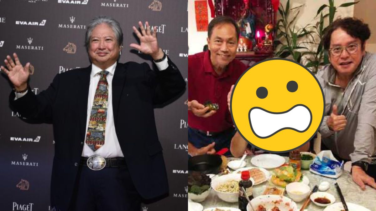 ▲譚詠麟曝光洪金寶（左圖）近照。（圖／資料照、譚詠麟微博）