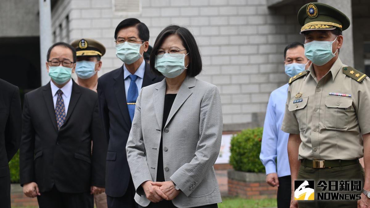 ▲蔡英文26日駁斥江啟臣說她切割香港，表示將會對此作出完整說明。（圖／記者林柏年攝 2020.05.26）