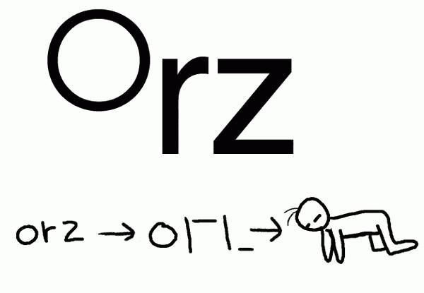 ▲「 Orz 符號」顏文字都沒人用了？網一面倒揭 2 關鍵。（圖／翻攝自臉書）