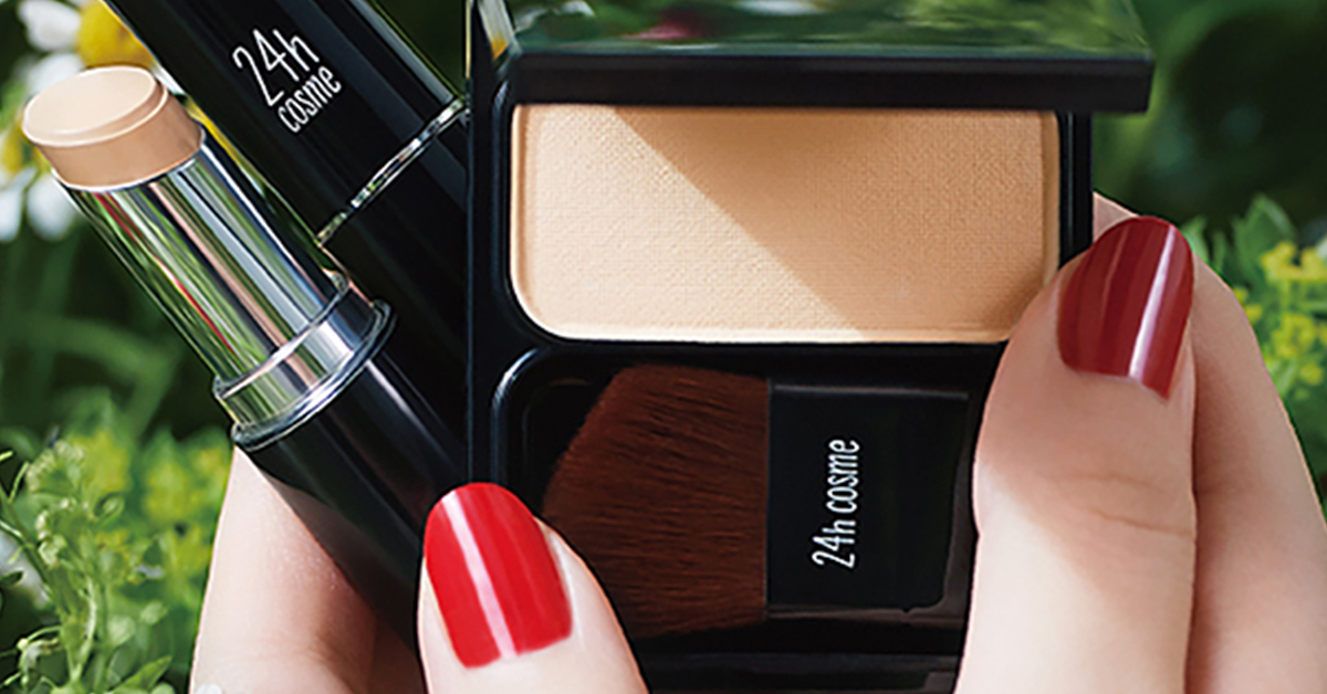 ▲彩妝24h Cosme主打不含界面活性劑、防腐劑、人工香料與人工色素的產品特質，最近廣受網友好評的日本彩妝品牌，於5月正式於台灣屈臣氏上架。（圖／24h Cosme提供）