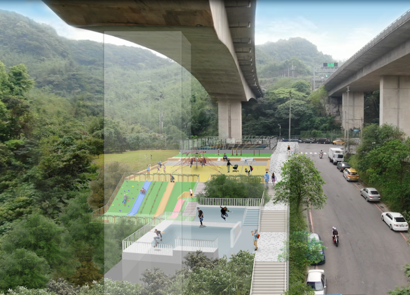 ▲大武崙森林運動公園第一期工程完工模擬圖(圖/基隆市政府提供)