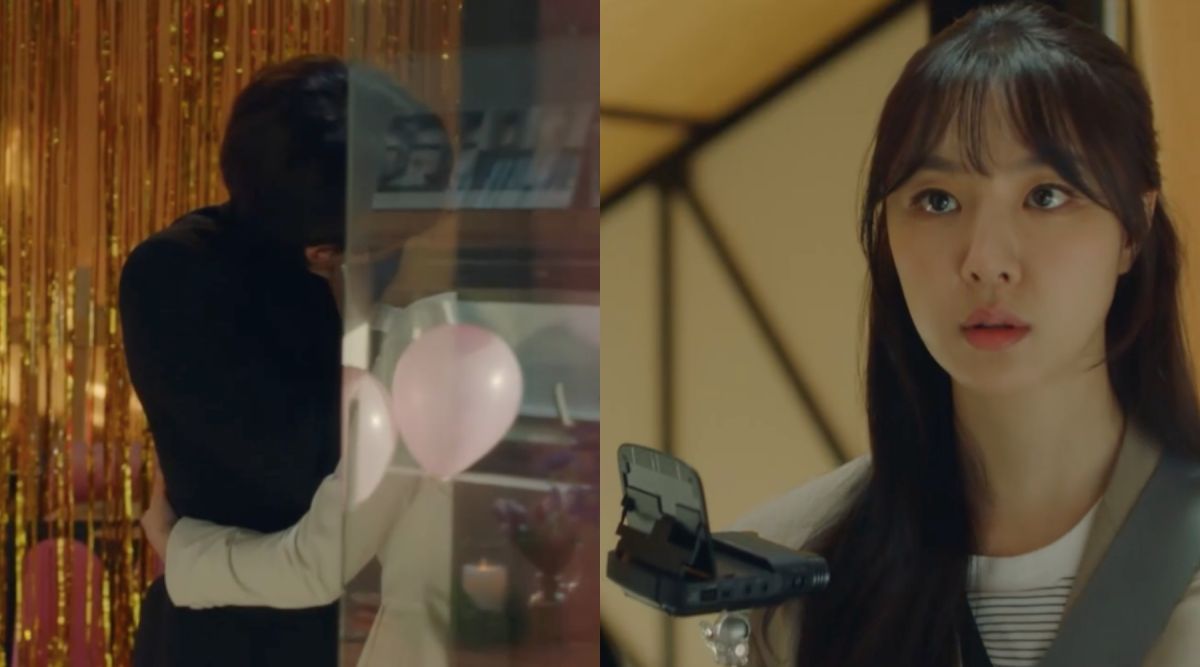 ▲劇中，金正賢（左）劈腿，徐智慧傻眼。（圖／愛奇藝台灣站）