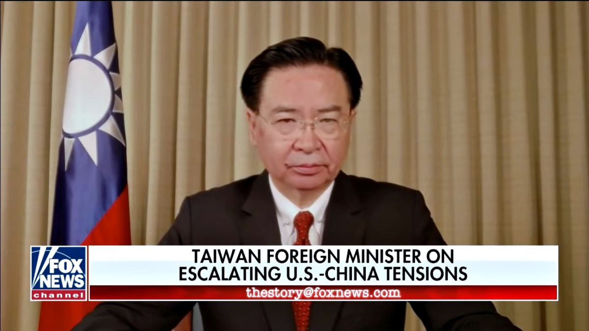 ▲外交部長吳釗燮。(圖／翻攝電視畫面)