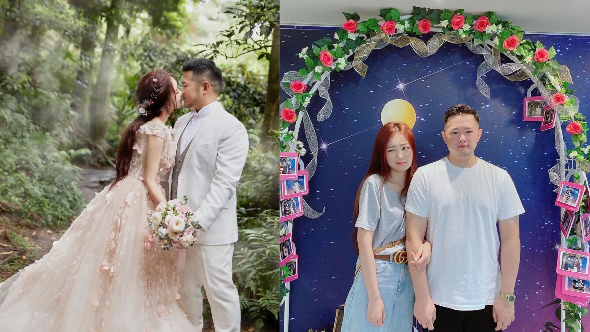 ▲丫頭（右）和男友登記結婚。（圖／丫頭 IG） 