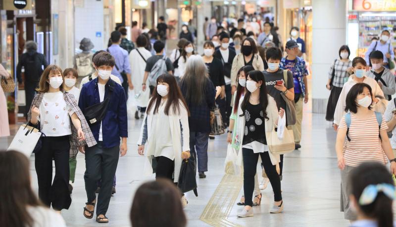 ▲日本國內口罩需求量不斷升高。(圖|美聯社AP)